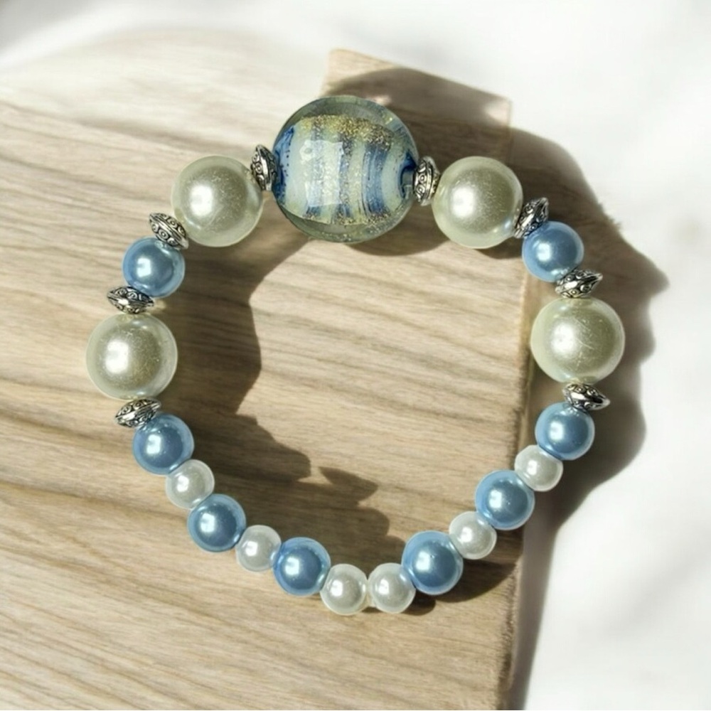 Artisan Glass Beaded Bracelet